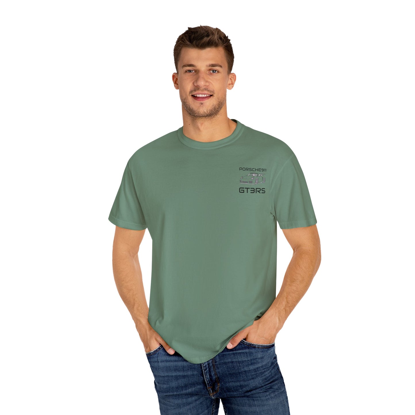 Porsche 911 GT3RS Unisex Garment-Dyed T-Shirt - Automotive Enthusiast Apparel